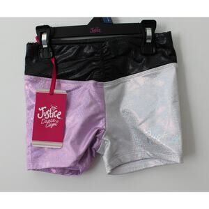Justice Cinch Waistband Dance Shorts for Girls Butterfly Print Size XS NWT